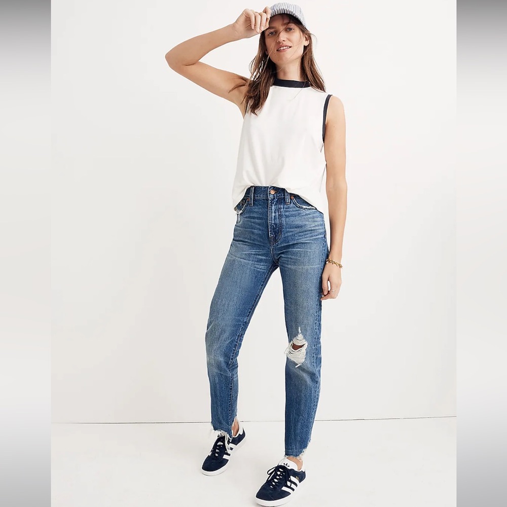 Madewell The Perfect Summer Jean: Destructed Edition Size 25